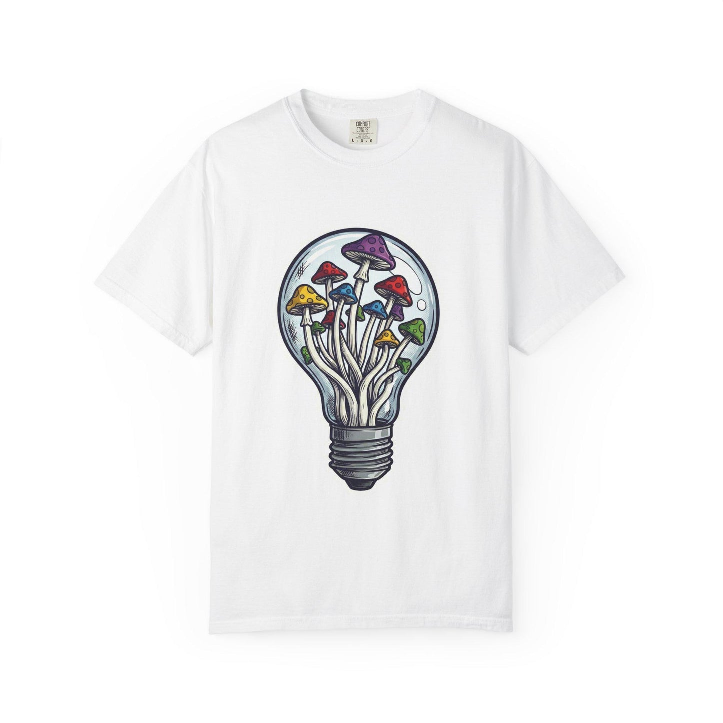 Unisex marškinėliai su grybais | Grybų menas, mikologija, stebuklingų grybų dovana sodininkui | Mistiniai marškinėliai su grybų estetika, sodininkystės marškinėliai, mikologija