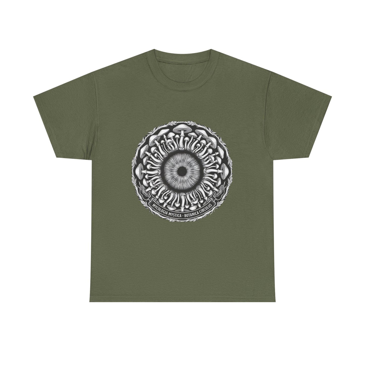 Eye Graphic T-Shirt, Mystical Tee Mushroom T-Shirt Magic Mushrooms Forest Vibe Dark Witchy Tshirt Fungi Mycology Gardener Mushroom Gift
